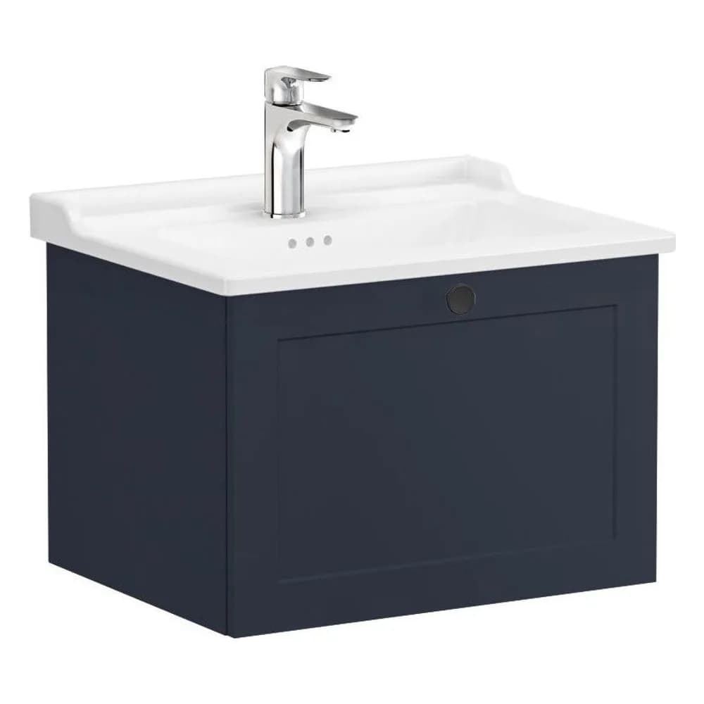 Vitra Root Classic 60 Cm Lacivert 1 Çekmeceli Lavabo Dolabı