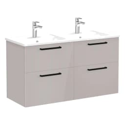 Vitra Root Flat 120 Cm Sahra Beji 4 Çekmeceli Lavabo Dolabı görsel 1