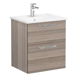 Vitra Root Flat 60 Cm Cordoba 2 Çekmeceli Lavabo Dolabı görsel 1