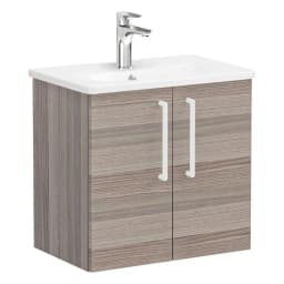 Vitra Root Flat 60 Cm Cordoba Dar 2 Kapaklı Lavabo Dolabı görsel 1