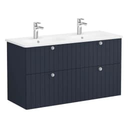 Vitra Root Groove 120 Cm Lacivert Yuvarlak Lavabo Dolabı görsel 1