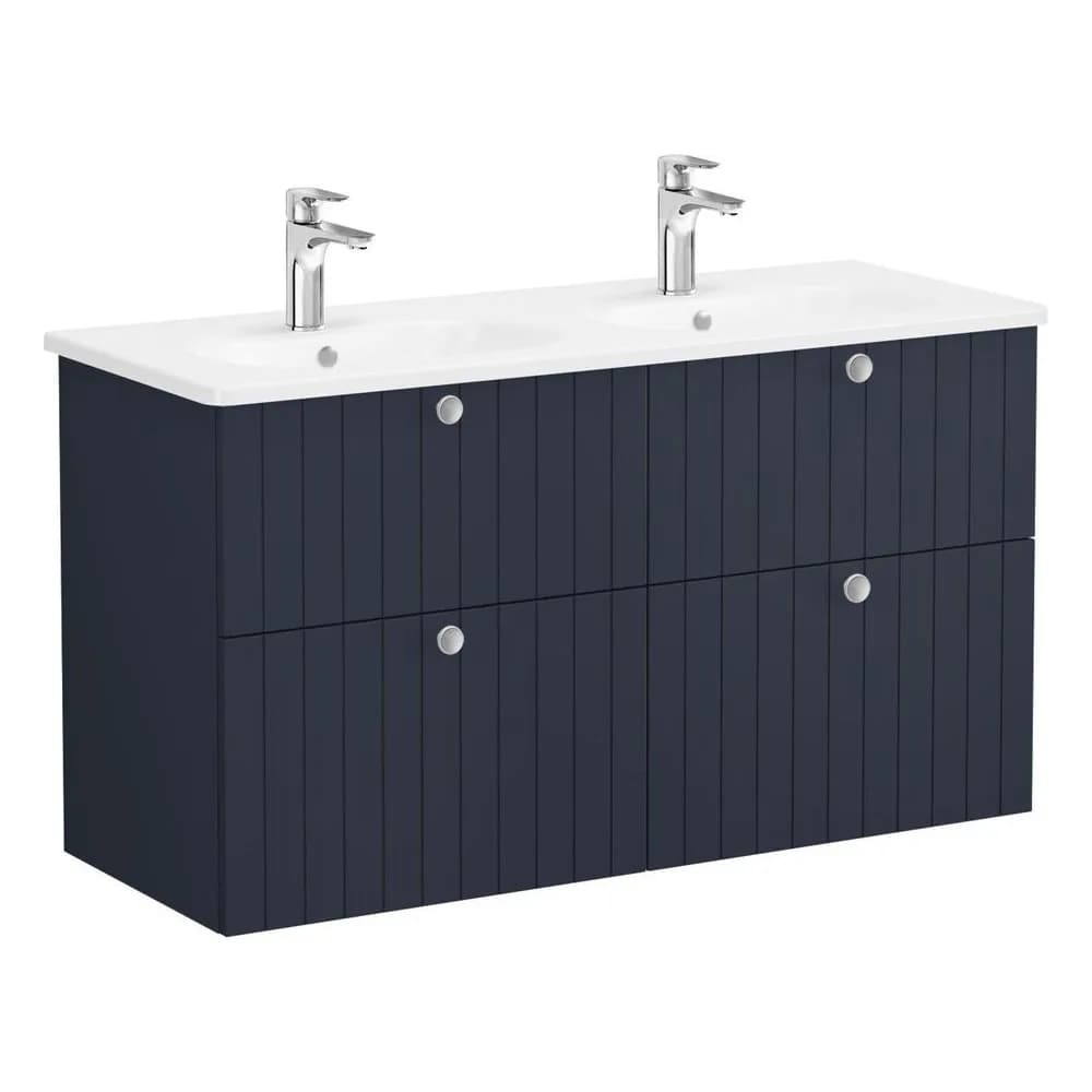Vitra Root Groove 120 Cm Lacivert Yuvarlak Lavabo Dolabı