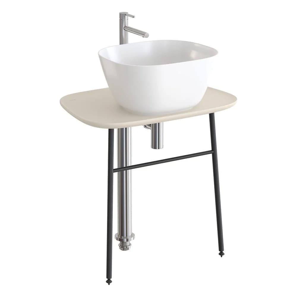 Vitra Plural 70 Cm Mat Kum Beji Ayaklı Tezgah Ünitesi