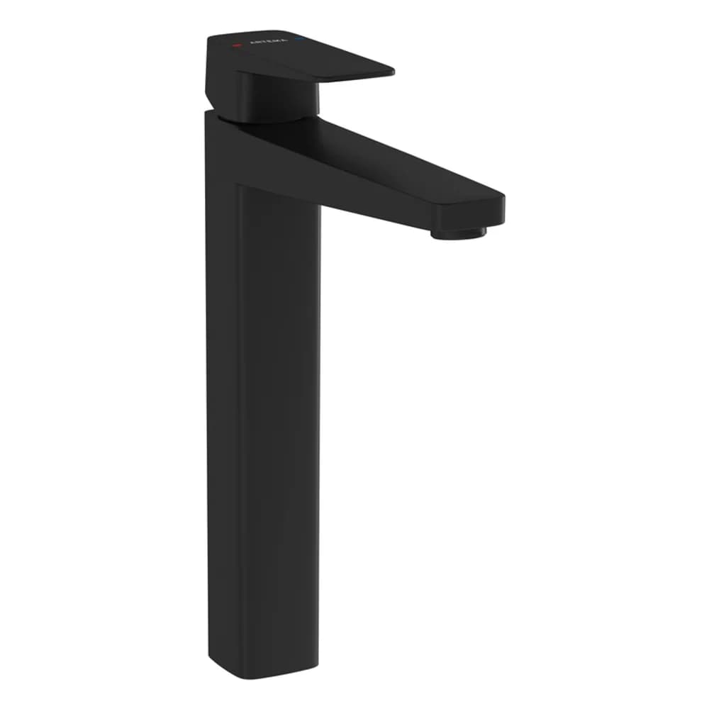 Artema Root Square Mat Siyah Çanak Lavabo Bataryası