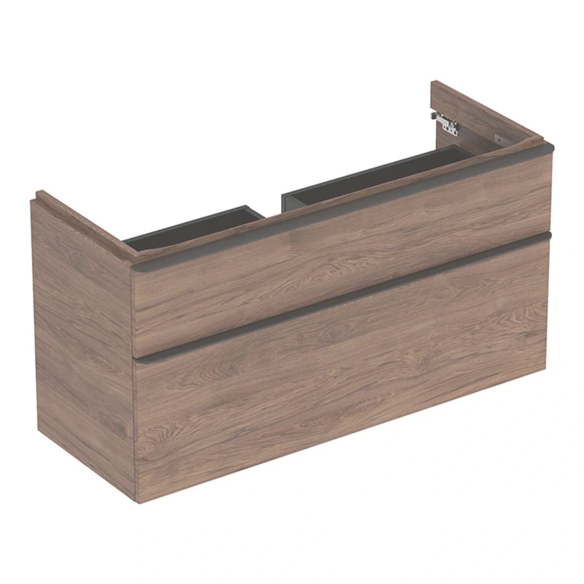 Geberit Smyle 120 cm Amerikan Ceviz Çekmeceli Lavabo Dolabı