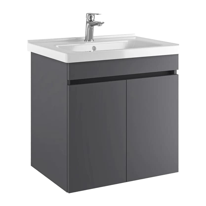 Kale Optimum+ 65 Cm Antrasit Lavabosuz Alt Dolap
