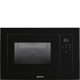Smeg Linea 60 cm Siyah Izgaralı Ankastre Mikrodalga Fırın görsel 1