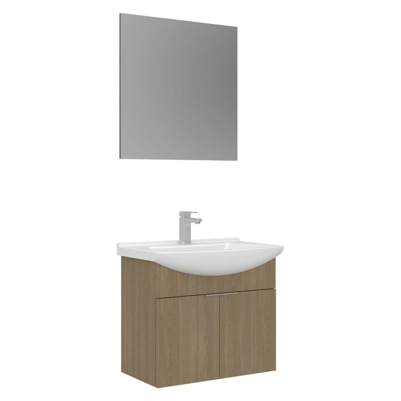 Orka Purus 65 Cm Budva Asma Banyo Dolabı Takımı