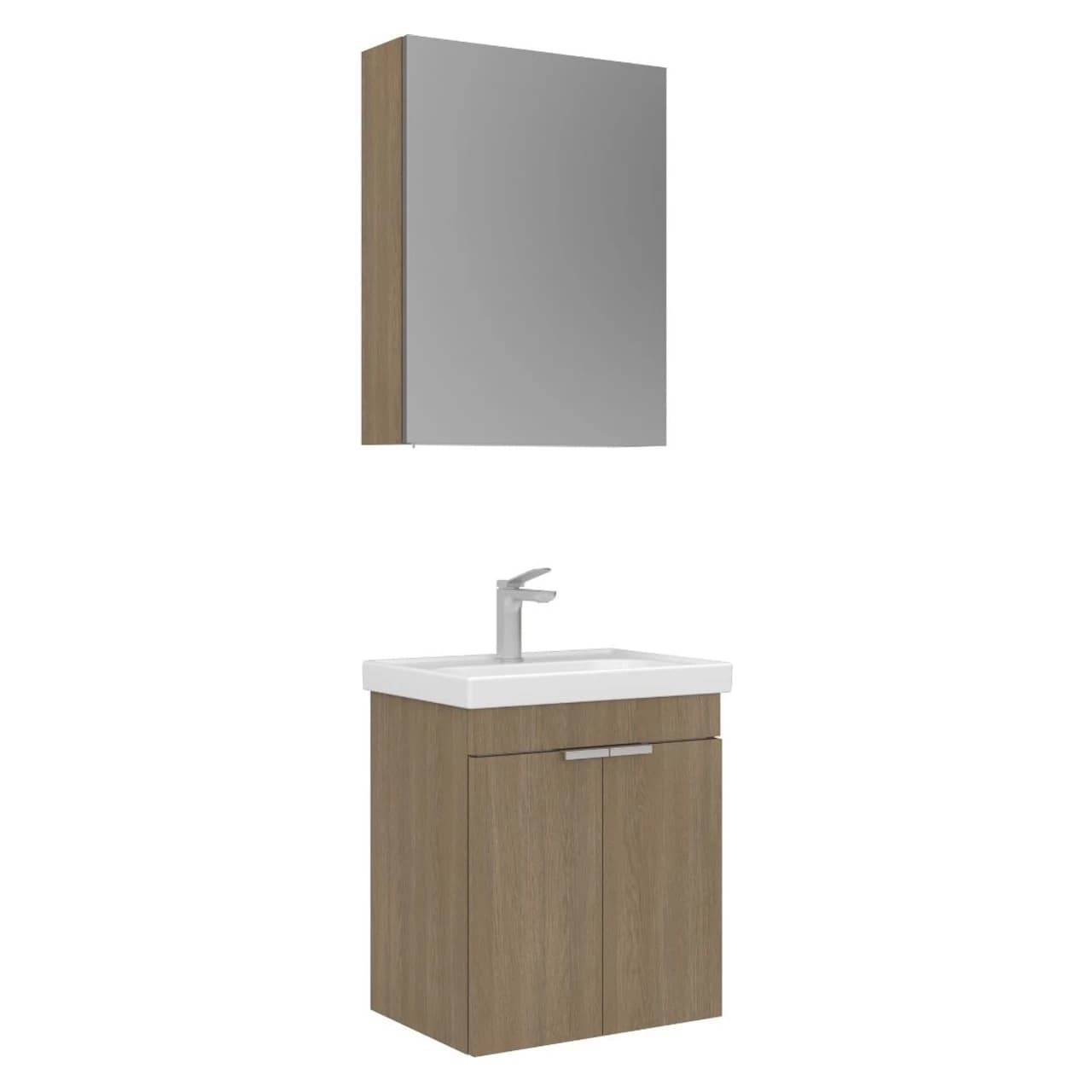 Orka Desna 50 Cm Budva Ayna Dolaplı Banyo Dolabı Takımı