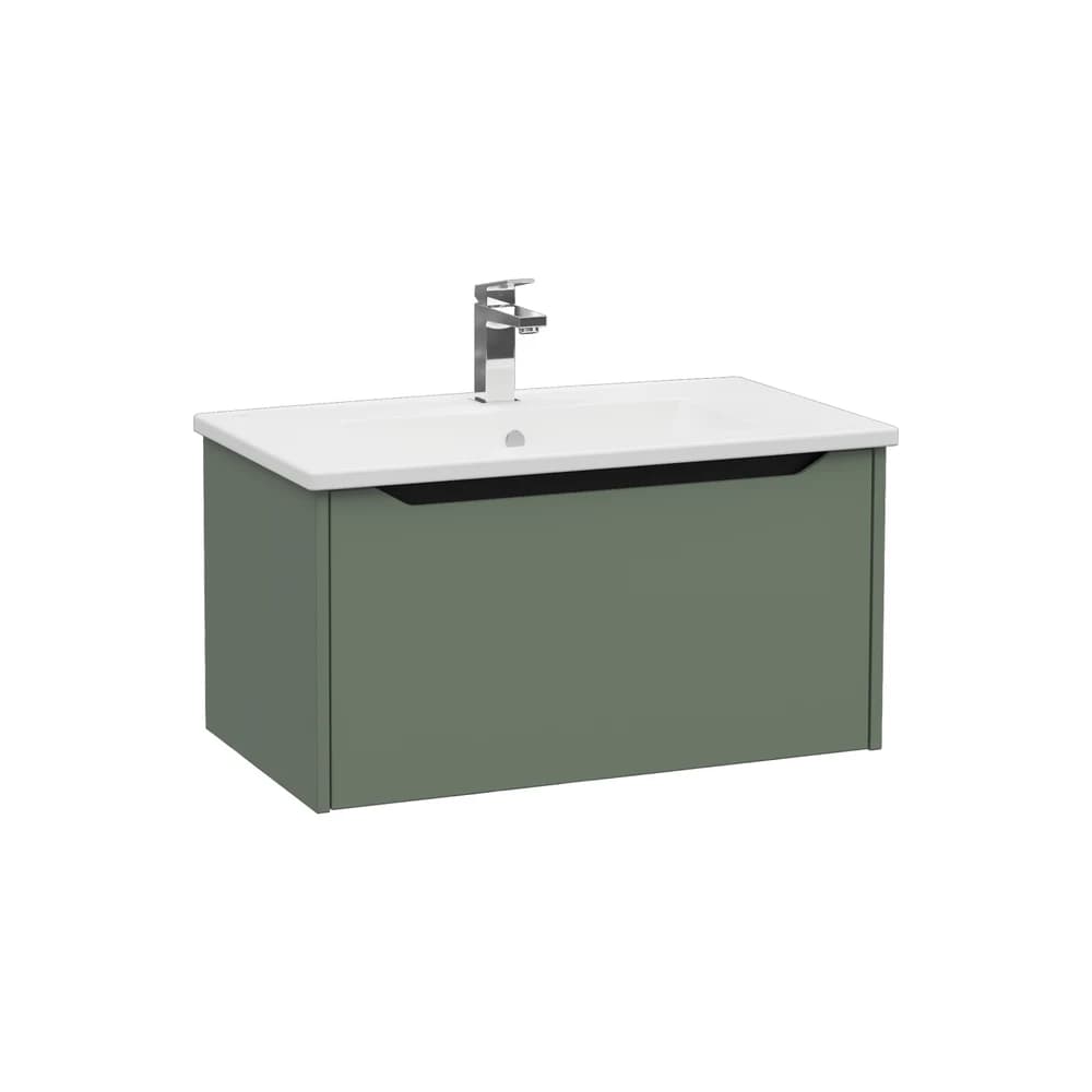 Vitra Integra Square Lavabo Dolabı 80 Cm Mat Grafit