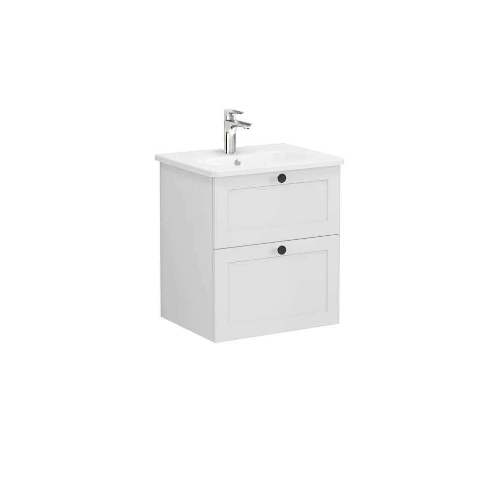 Vitra Root Flat Lavabo Dolabı 80 Cm Parlak Antrasit
