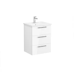 Vitra Root Groove Lavabo Dolabı 100 Cm Mat Açık Gri görsel 1