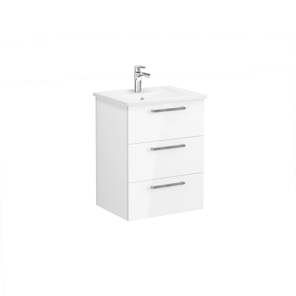 Vitra Root Groove Lavabo Dolabı 100 Cm Mat Açık Gri