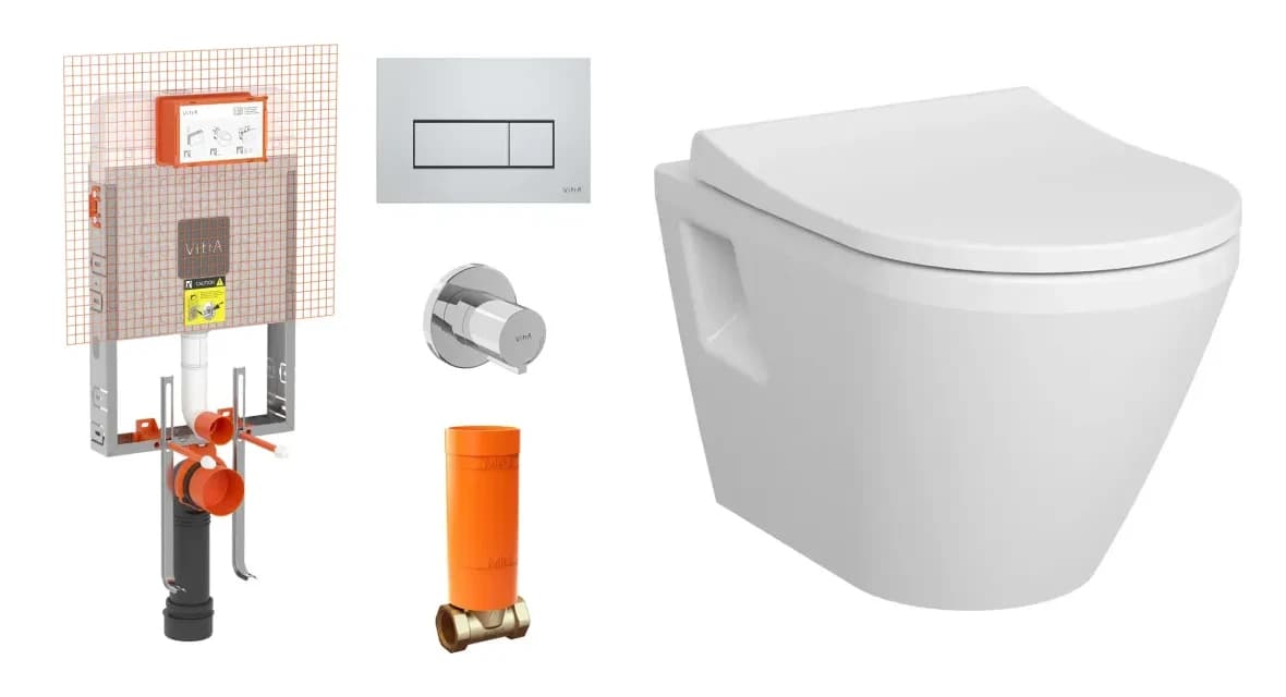 VitrA Integra Asma Klozet ve Gömme Rezervuar Takımı