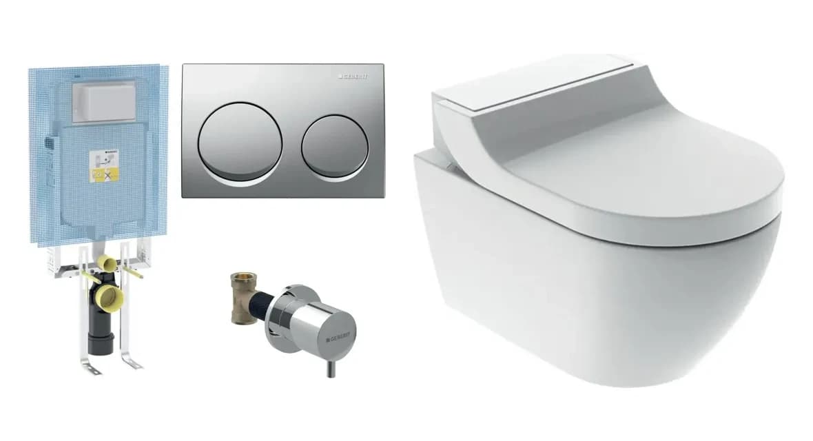 Geberit AquaClean Tuma Akıllı Klozet ve Gömme Rezervuar Takımı