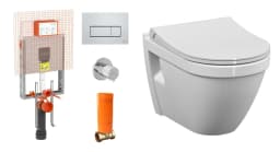 Vitra S50 Rim-ex Beyaz Asma Klozet ve Gömme Rezervuar Takımı görsel 1