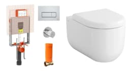 Vitra Liquid Rim-ex Kanalsız Asma Klozet ve Gömme Rezervuar Takımı görsel 1