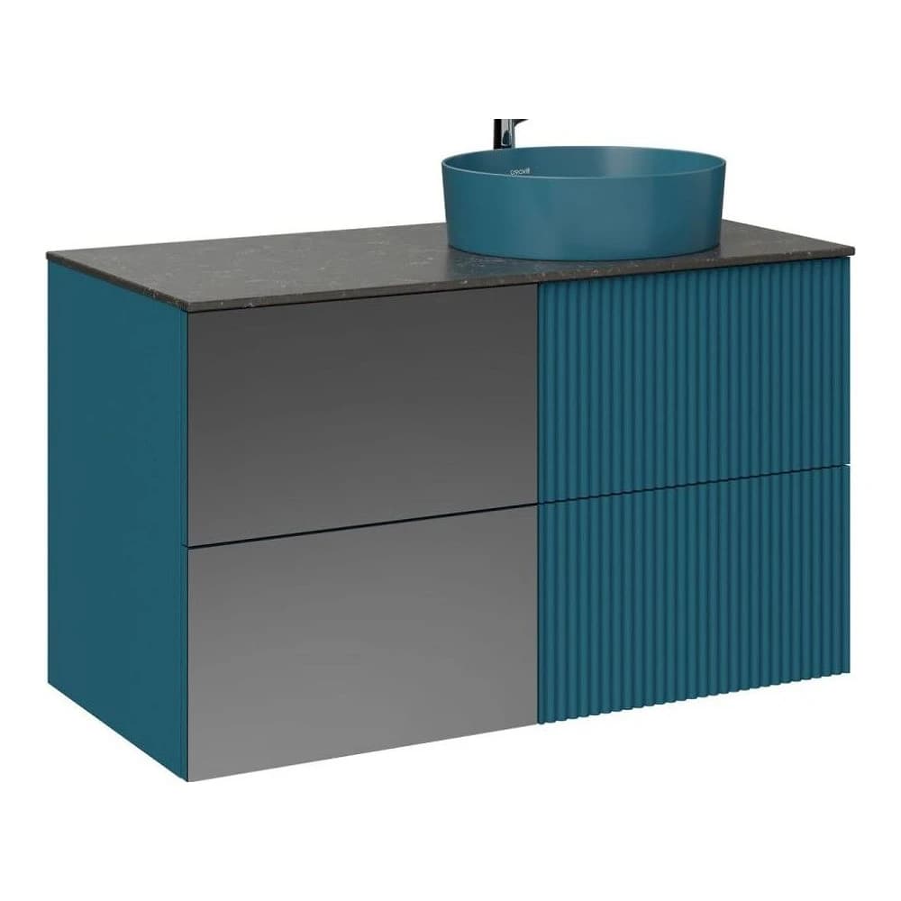 Creavit Duo 100 Cm Mint Yeşil Lavabo Dolabı