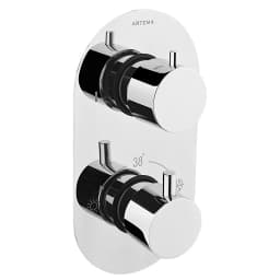 Vitra AquaHeat R2 2 Yollu Yönlendiricili Ankastre Banyo-Duş Bataryası A47113 görsel 1