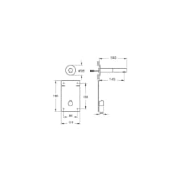 Vitra Aquasee Origin Temassız Kısa Ankastre Lavabo Bataryası A47110 görsel 2
