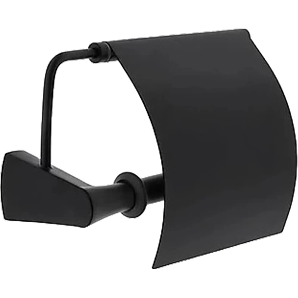 Vitra Base 800 Kapaklı Mat Siyah Tuvalet Kağıtlığı - A4408636