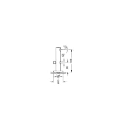 Vitra El Duşlu Fırçalanmış Nikel Çıkış Ucu A4250134 görsel 2