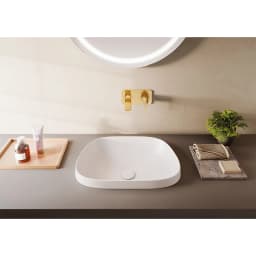 Vitra Frame 55x39 Cm Tezgahüstü Lavabo 5653B403-0016 görsel 2