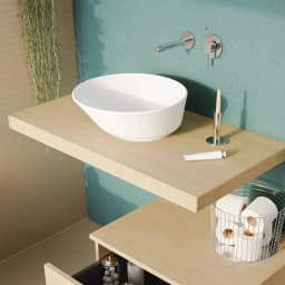 Vitra Geo 40x38 Cm Yuvarlak Çanak Lavabo 7421B003-0016 görsel 2
