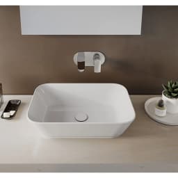 Vitra Geo 60x39 Cm Dikdörtgen Çanak Lavabo 7425B003-0016 görsel 2
