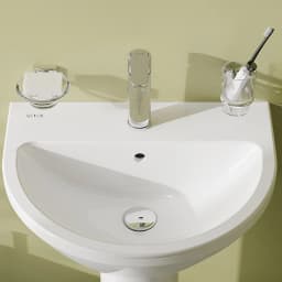 Vitra Integra 55x45 Cm Yuvarlak Lavabo 7067L003-0001 görsel 2