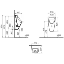 Vitra Integra Pisuvar 5462L003-0309 görsel 2