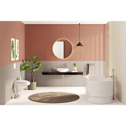 Vitra İstanbul 50x50 Cm Yuvarlak Çanak Lavabo 4522B403-0016 görsel 2
