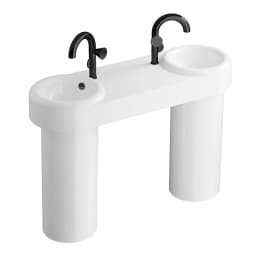 Vitra Liquid 120x41 Cm Lavabo 7313B403-0001 görsel 2