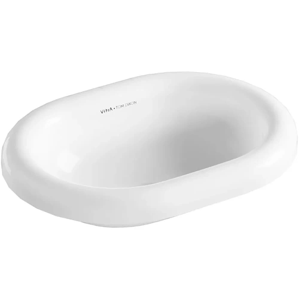 Vitra Liquid 53x40 Cm Oval Kompakt Tezgahüstü Lavabo - 7300B403-0016