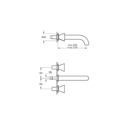 Vitra Liquid Ankastre Lavabo Bataryası A42689 görsel 2