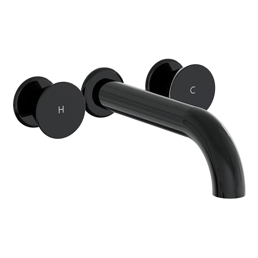Vitra Liquid Parlak Siyah Ankastre Lavabo Bataryası A4268939