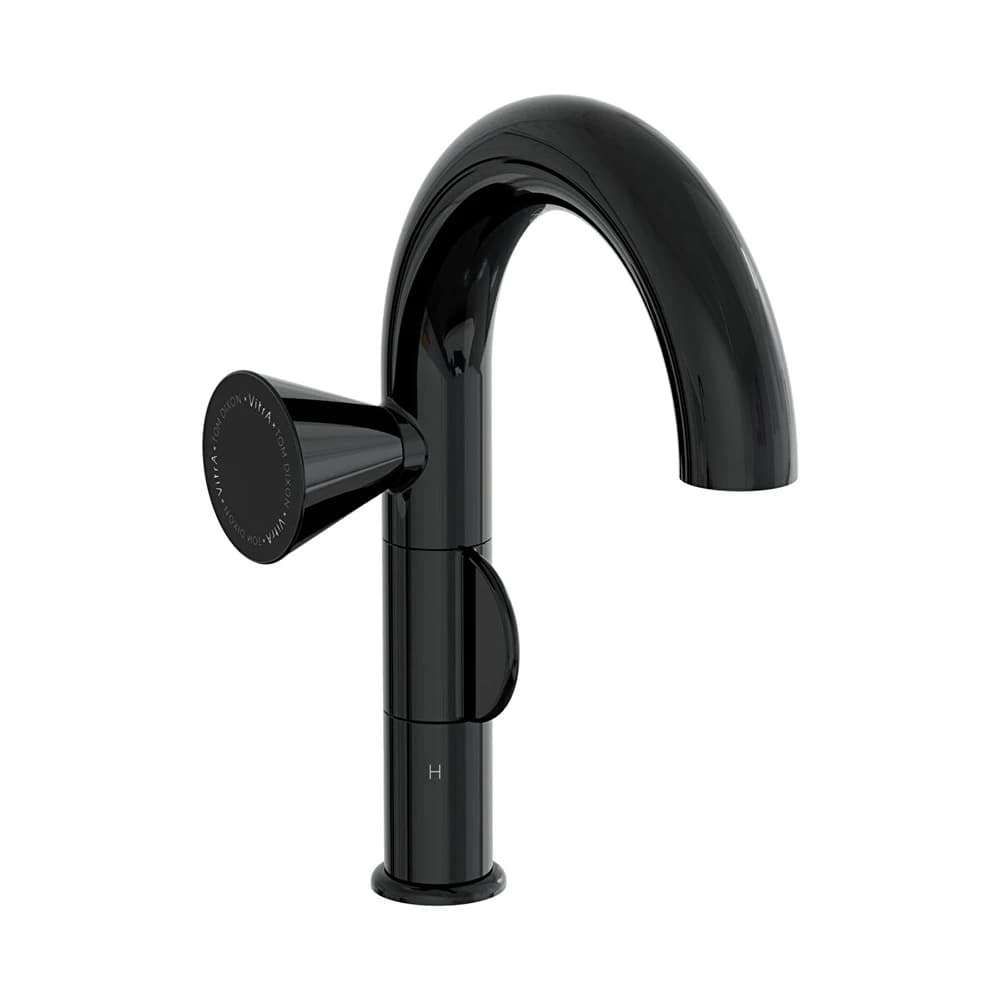 Vitra Liquid Parlak Siyah Lavabo Bataryası A4275539