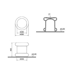 Vitra Liquid Tabure 7326B403-0155 görsel 4