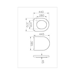 Vitra Liquid Yavaş Kapanan Klozet Kapağı 137-003R009 görsel 2