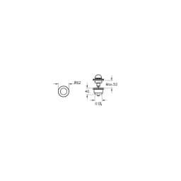 Vitra Liquid Yuvarlak Lavabo Süzgeci A45169 görsel 2