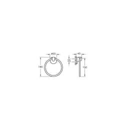 Vitra Marin Halka Havluluk A44943 görsel 4