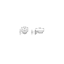 Vitra Marin Katı Sabunluk A44941 görsel 2