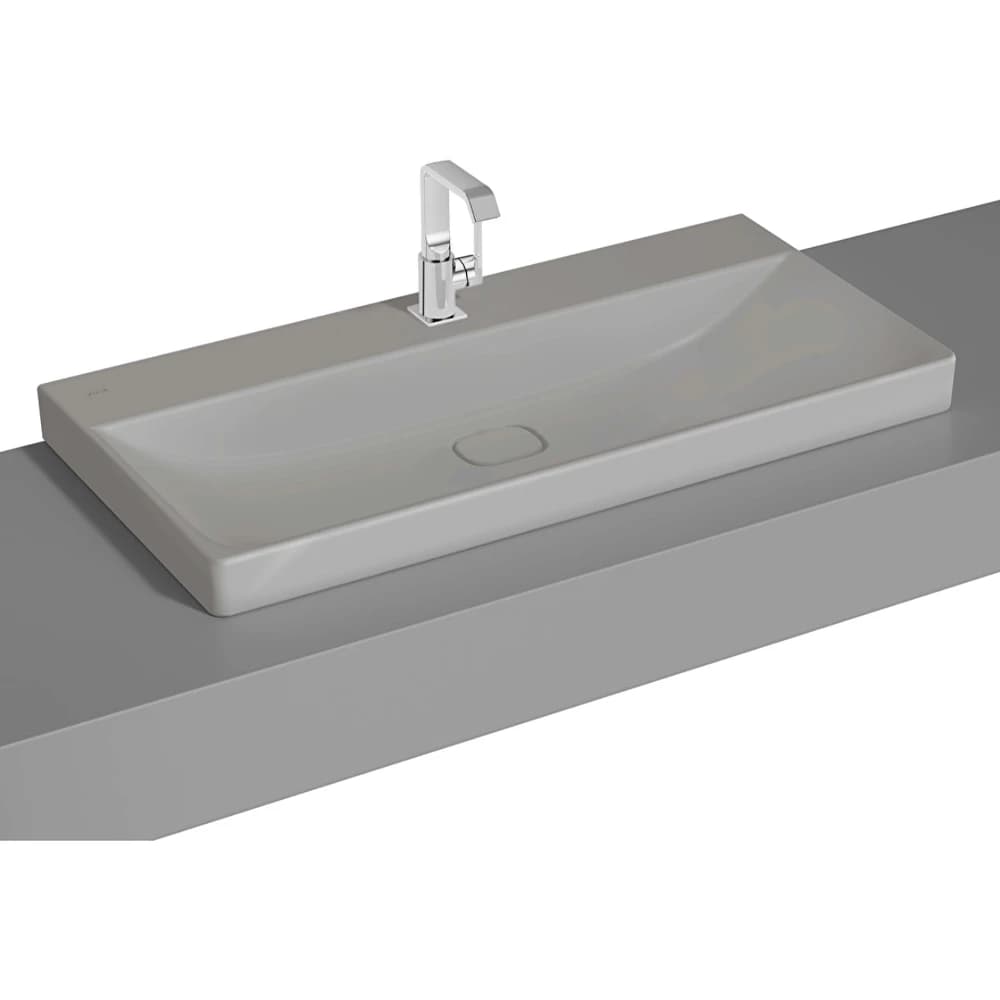 Vitra Metropole 100x47 Cm Mat Taş Gri Çanak Lavabo - 7529B476-0937