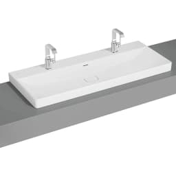 Vitra Metropole 120x47 Cm Mat Beyaz Çanak Lavabo - 7530B401-7213 görsel 1