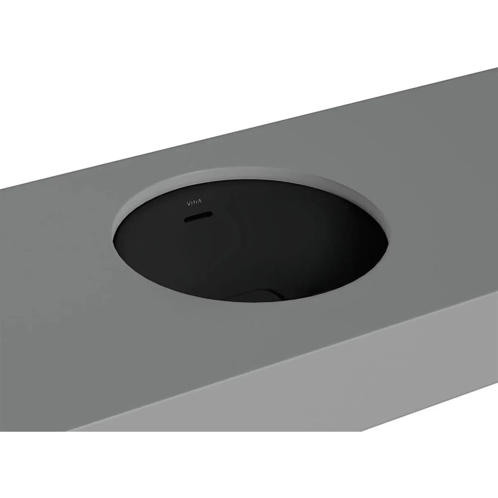 Vitra Metropole 40x40 Cm Mat Siyah Tezgahaltı Lavabo - 7532B483-7215