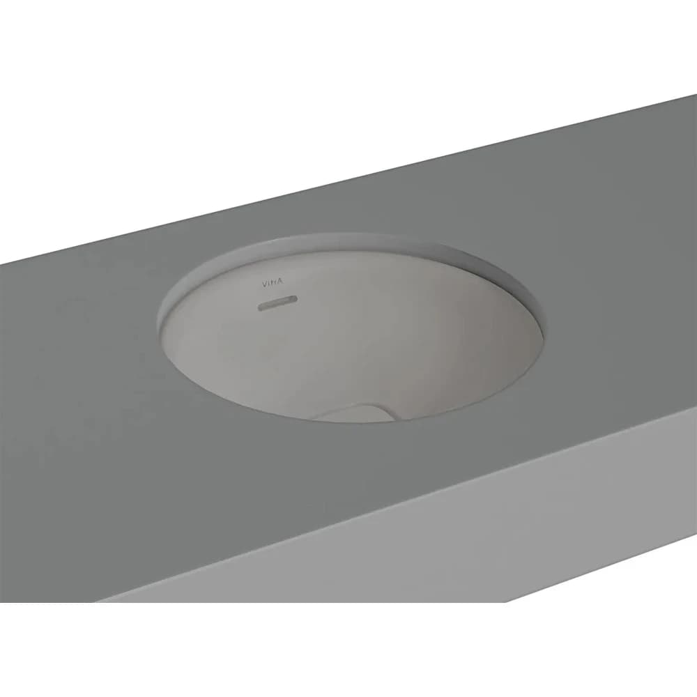 Vitra Metropole 40x40 Cm Mat Taş Gri Tezgahaltı Lavabo - 7532B476-7215
