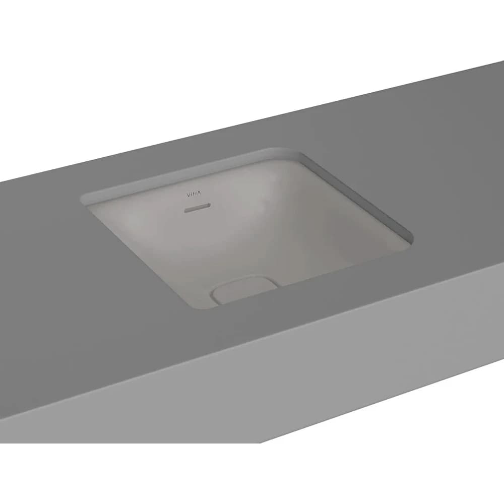 Vitra Metropole 40x40 Cm Mat Taş Gri Tezgahaltı Lavabo - 7533B476-7215