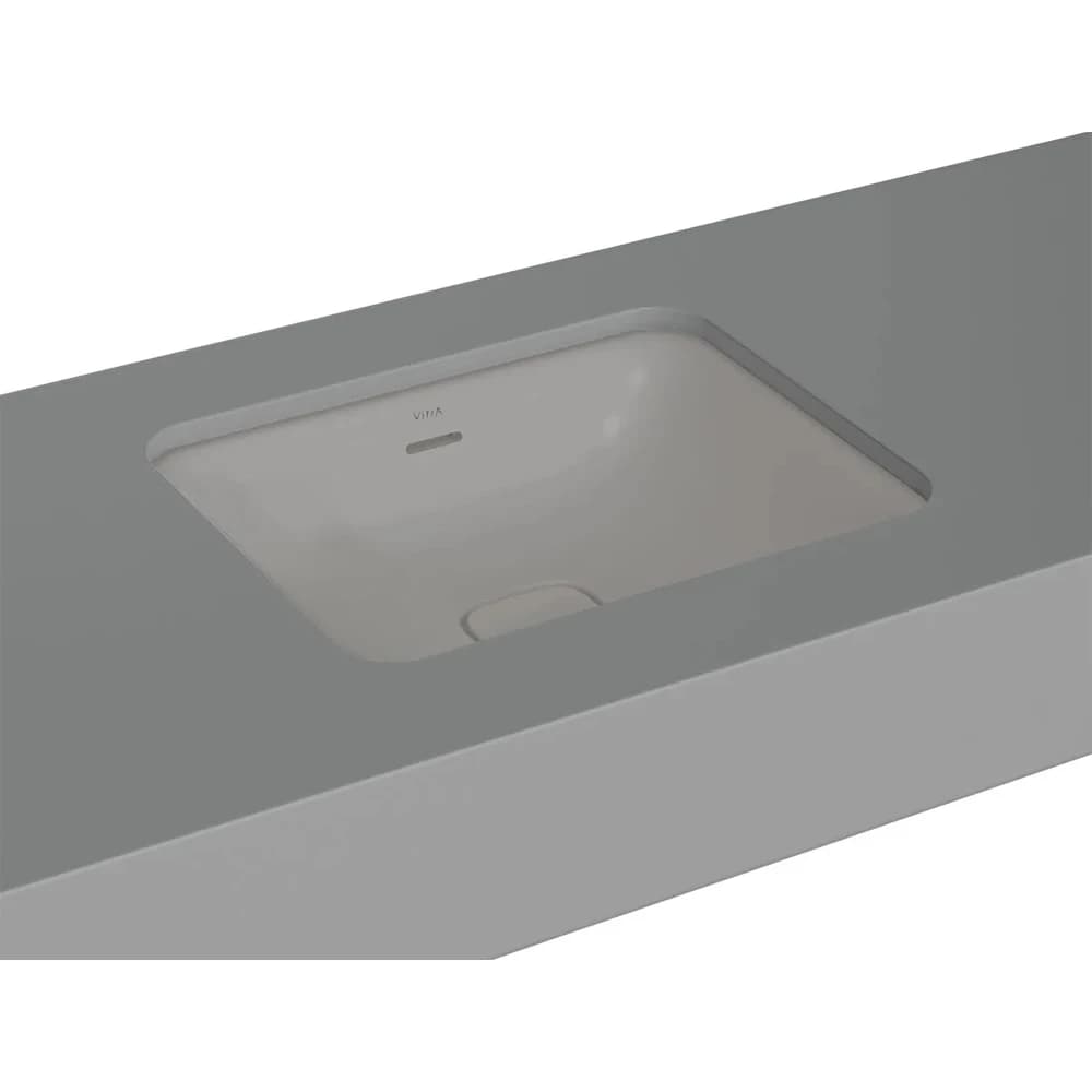 Vitra Metropole 50x40 Cm Mat Taş Gri Tezgahaltı Lavabo - 7534B476-7215