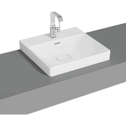 Vitra Metropole 50x47 Cm Mat Beyaz Çanak Lavabo - 7525B401-7211 görsel 1