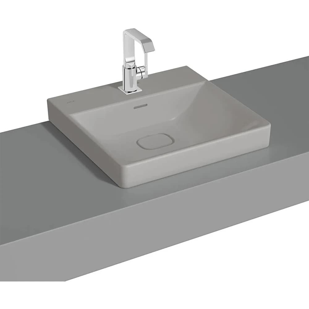 Vitra Metropole 50x47 Cm Mat Taş Gri Çanak Lavabo - 7525B476-7211